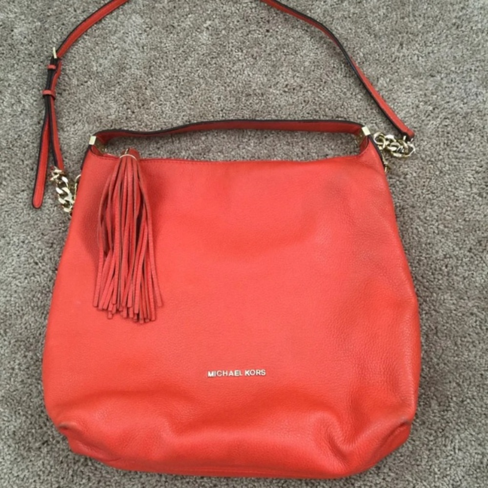 Red Leather Purse